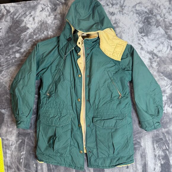 Vintage L.L. Bean Maine Warden's Parka Long Sleeve Jacket Women's Size Medium - Picture 1 of 6